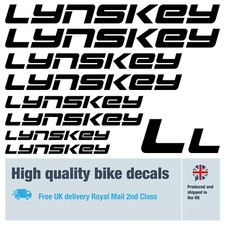 Lynskey bike decals labels