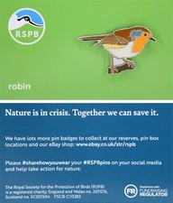 Rspb pin badge niic - rspb,