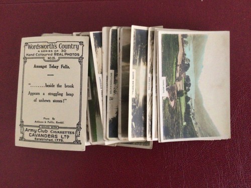 Cavanders cigarette cards - cigarette, cards-