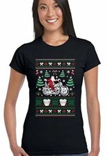 Biker Santa Womens Funny