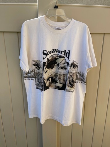 Vintage sea world white - vintage,