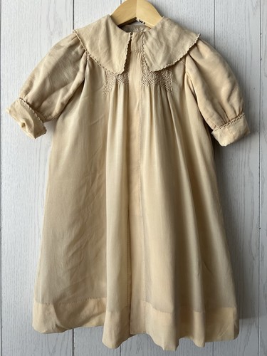 Antique silk dress coat - dress,