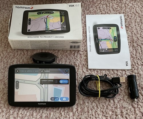 Tomtom via sat nav - 62, lifetime
