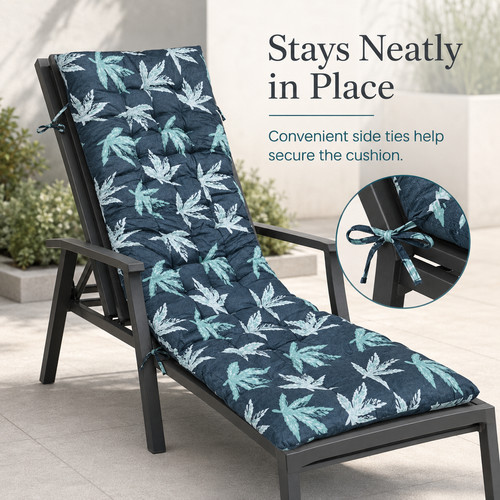 Dark green outdoor chaise - outdoor,