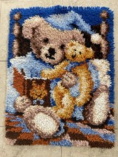 Vintage 80s Teddy Bear Rug