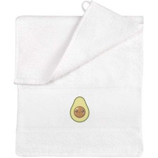 Cute avocado flannel guest - 'cute, avocado'