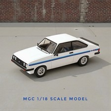 MCG 1/18 Ford Escort MK2 RS2000 White 1977 Road Car Diecast Scale Model Car