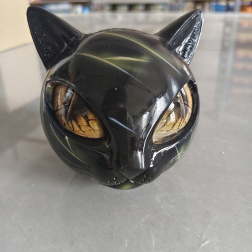 Luxury black cat stone - black,