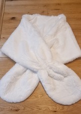 Elegant handmade white faux