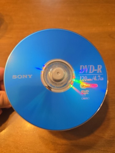 Sony blank recordable dvd - sony,