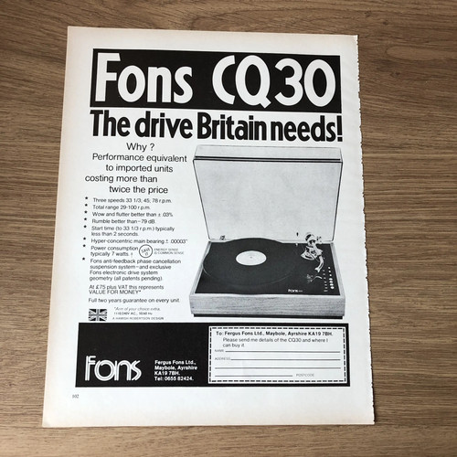 Hifis03 magazine advert - advert, 11x8