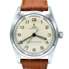 1950 Tudor  34mm Oyster Royal Shock-Resisting 'All Arabic numerals' Steel 7904