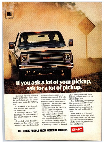 Vintage 1976 gmc pickup trucks - gmc,