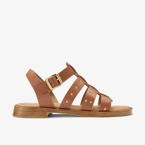 Clarks womens tenara strap tan - clarks,
