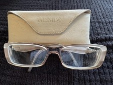 Valentino 5649 Ladies Spectacle Frame In Pale Pink With Diamanté Bow Design