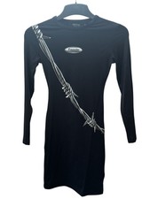 Trap Star Woman Dress XS Limited Edition Rare Black Dress