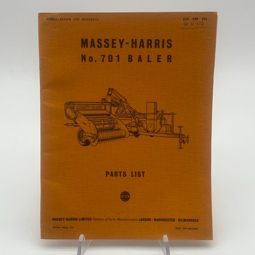 Massey harris 701 baler - 701,