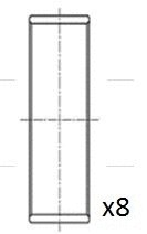 BIG END BEARINGS FITS: FORD