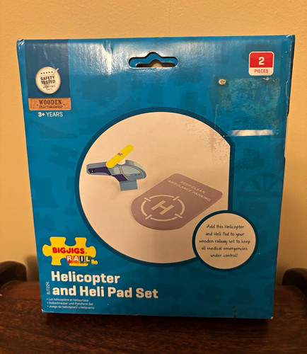 Bigjigs rail helicopter heli - bigjigs,
