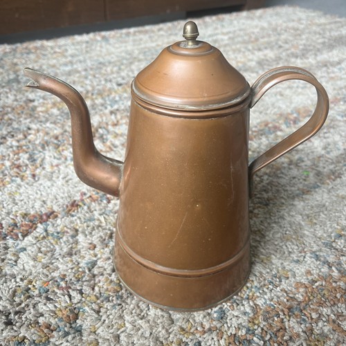 Vintage art deco copper coffee - vintage,