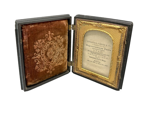 C1860 daguerreotype union case - c1860,