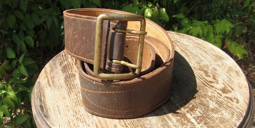 Original military brass buckle - military,