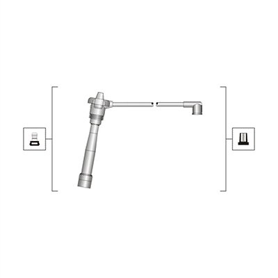 Ignition cable kit for - ignition,