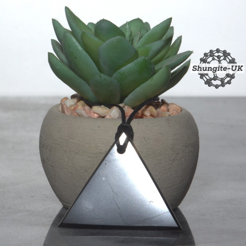 Shungite pendant men - shungite,