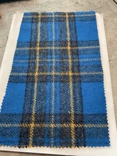 Pure wool  Check Fabric