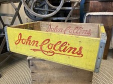 Vintage Wooden Soda Crate John
