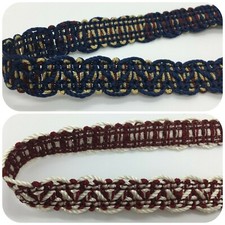 15mm Upholstery Gimp Braid Edging Trim Craft Furniture Trimming Per Metre or 25m