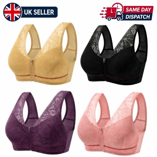 Ladies front fastening bra non - ladies,
