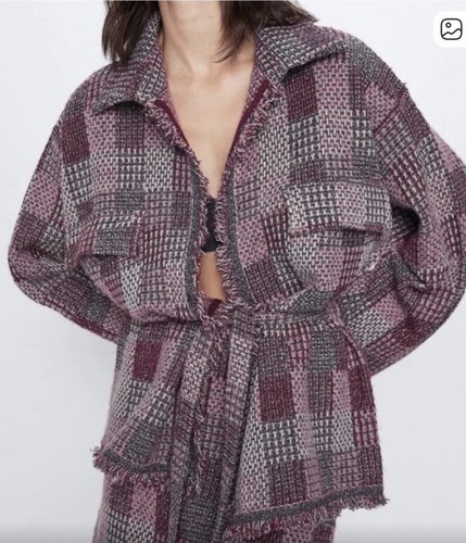 Zara check knit - check, metallic