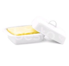 White Porcelain Ceramic Butter