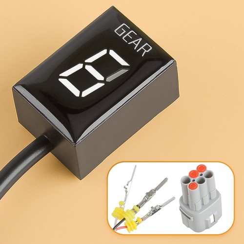 Hot speed gear indicator white - hot,