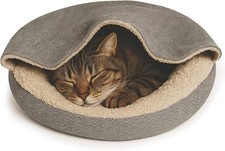 Cat Bed, Snug Calming Hideaway