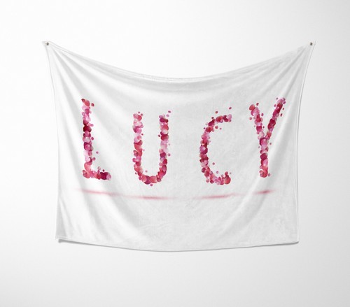 Personalised name pink rose - personalised,