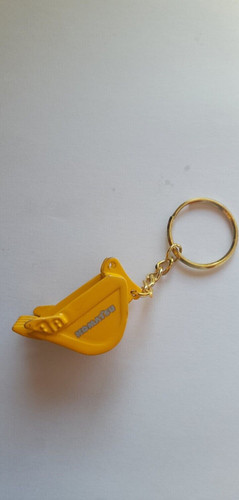 Komatsu digger bucket keyring - digger,