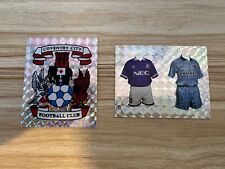 Rare Merlin Premier League 94 1994 - Coventry Badge & Coventry/Everton Kit