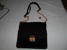 Big Buddha Black Faux Velvet