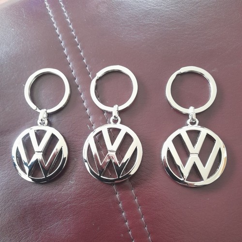 Metal crome keyring - , vw
