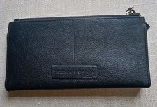 Dickins & Jones Black Real Leather Purse Very Good Clean Condition 