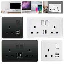 1-10X Double Gang Wall Socket