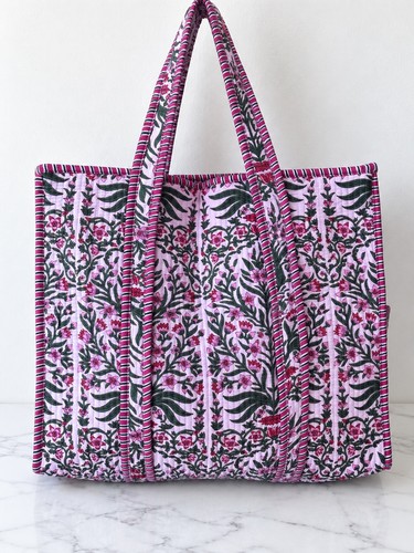 Small tote bag - small, quilted