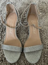 New Look Silver heels size 5
