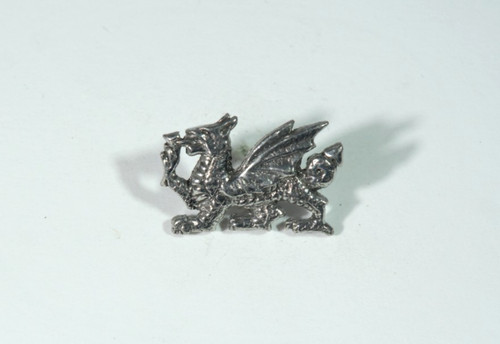 Pewter welsh dragon - dragon, pin
