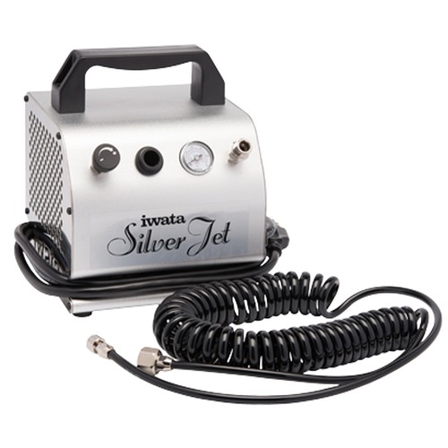 Iwata silver jet airbrush - iwata,
