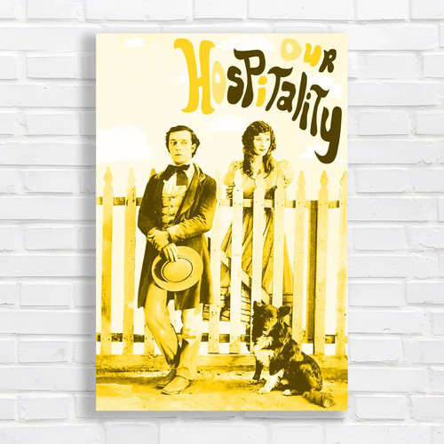 Vintage romantic couple yellow - vintage,