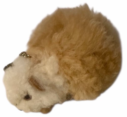 Alpaca fur keychain - alpaca, pig