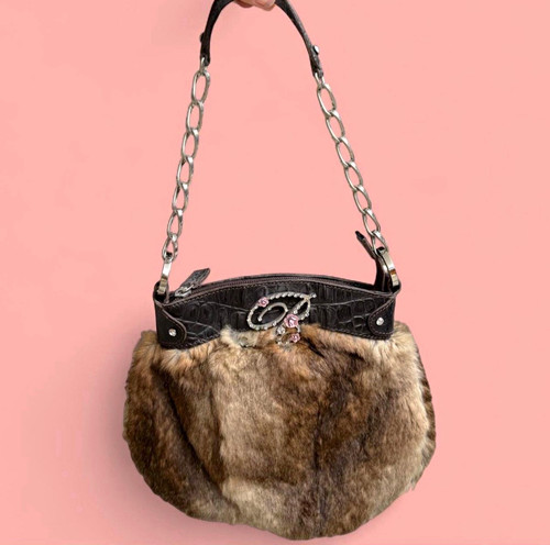 Blumarine 2004 fur shoulder - fur,